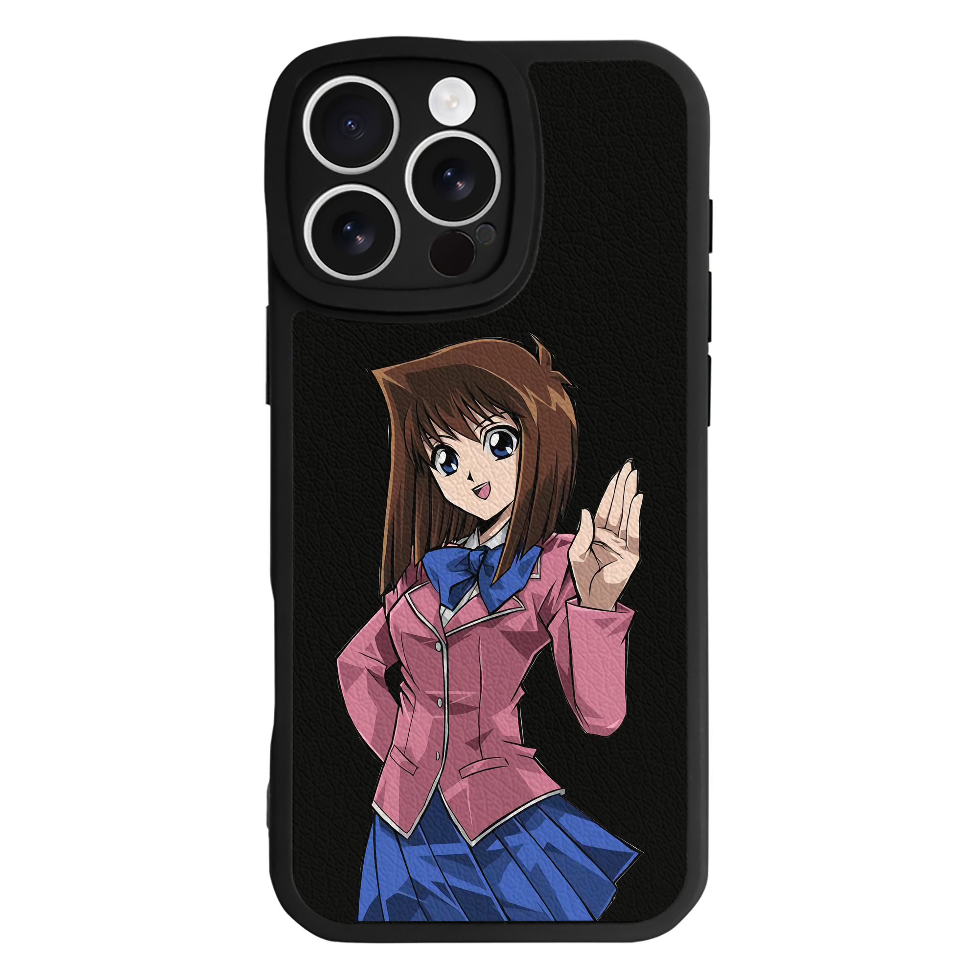 遊☆戯☆王 Yu-Gi-Oh! 【iPhone 16シリーズ対応】シリコンスマホケース（レザー調） 材質：シリコン